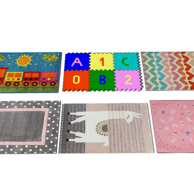 Children's carpet pattern floor mat