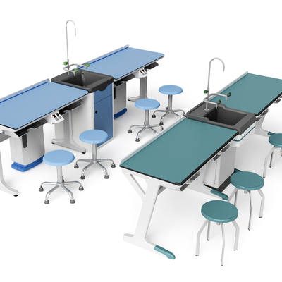 Modern laboratory bench console