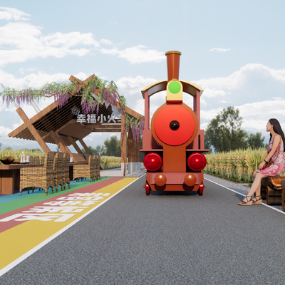 Paddy Field Sightseeing Train