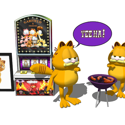 Garfield cartoon characters