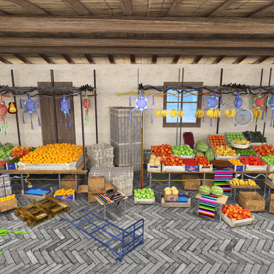 Modern Fruit Stall