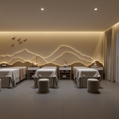 New Chinese Beauty SPA Room