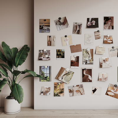 Modern photo wall