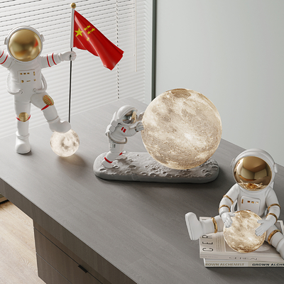 Astronaut Moon Lamp Sculpture Ornaments