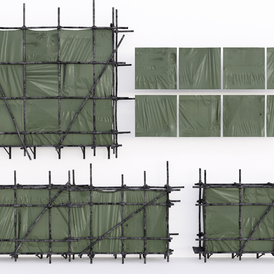 Building scaffolding construction enclosure cover ugly cloth