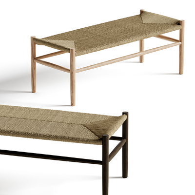 Japanese-style rope bench