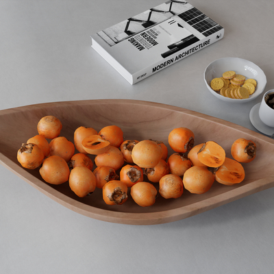 Persimmon Fruit Plate Ornaments