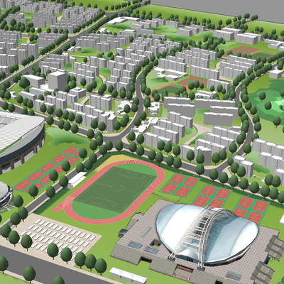 Simple Model Planning of Residential Area