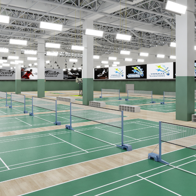 Modern Badminton Gymnasium