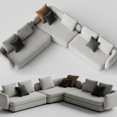 Poliform multi-person sofa corner sofa