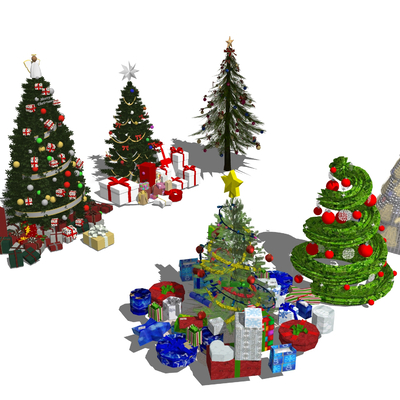 Modern Christmas Tree Ornaments