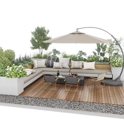 Outdoor landscape seat courtyard sofa