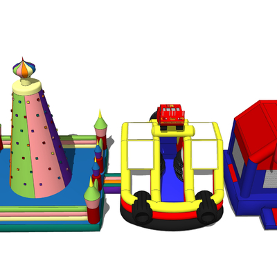 Children's air bed inflatable castle