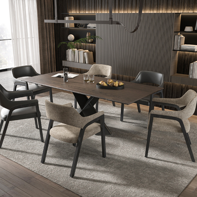 Minotti Dining Table and Chair