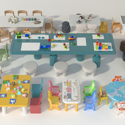 Desk Toy Table Children's Table and Chair