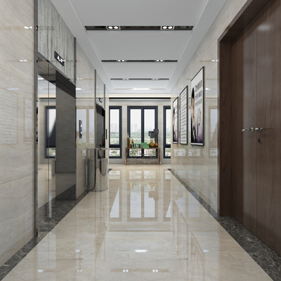 Office elevator hall