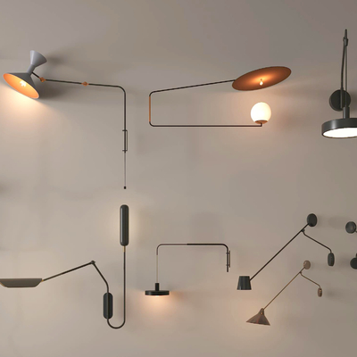 Modern rocker wall lamp