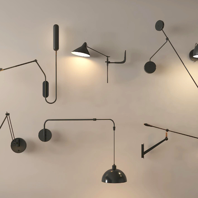 Modern rocker wall lamp