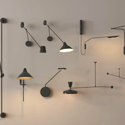 Modern rocker wall lamp