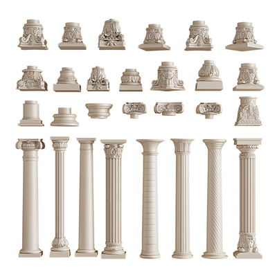 European style carved stigma foundation column pier column foundation