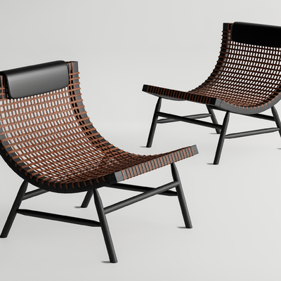 Rattan Recliner Lounge Chair