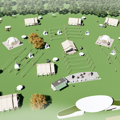 Tent Camp Landscape Park