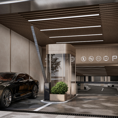 Modern Garage Entrance