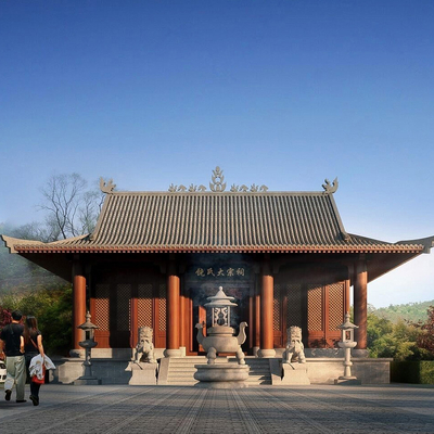 Chinese ancestral temple ancient architecture temple