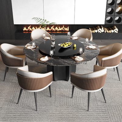 Minotti Dining Table and Chair