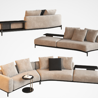 Poliform curved sofa