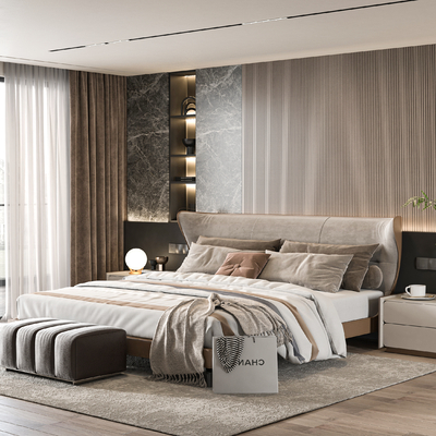 Minotti double bed