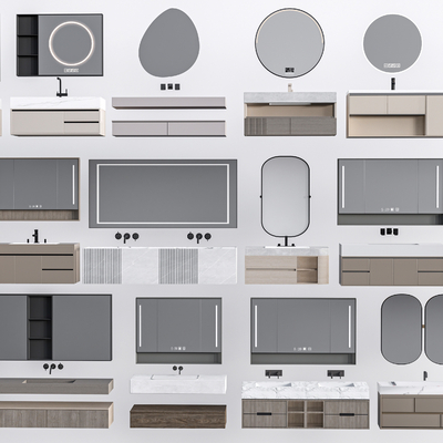 Modern Bathroom Cabinet Washing Table Washing Table Bathroom Cabinet Washing Table
