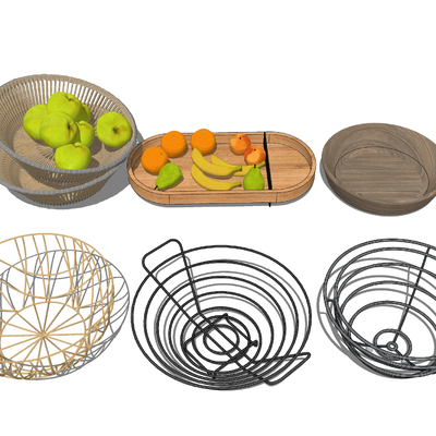 Fruit and Vegetable Tray Iron Shelf Storage Basket