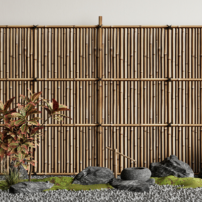 Bamboo fence partition Bamboo fence fence partition