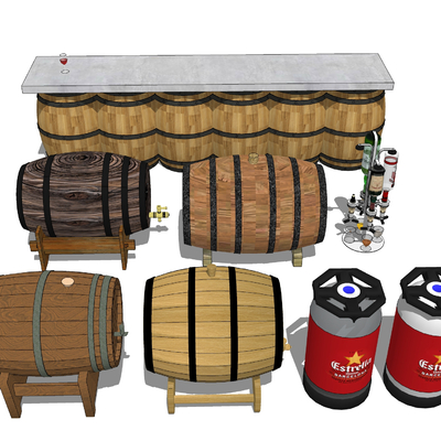 Wine barrel wine barrel