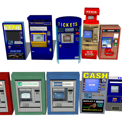 Automatic money machine ATM machine