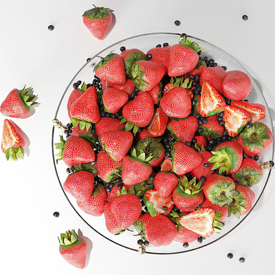 Strawberry Fruit Plate