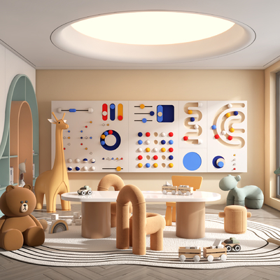 Children's toy room recreation room