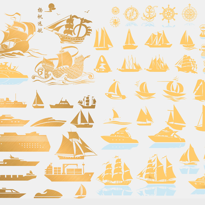 Boat silhouette sketch boat wall sketch