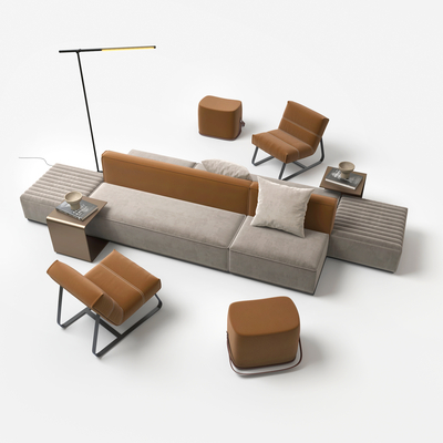 Modern Casual Booth Sofa