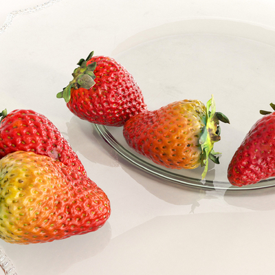 Modern Strawberry Fruit Plate