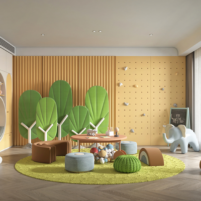 Modern Children's Entertainment Room