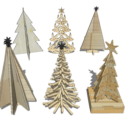 Wooden Christmas Tree