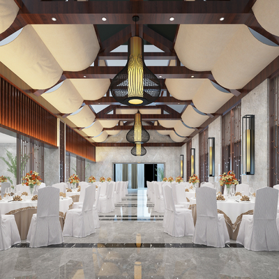 New Chinese Hotel Ballroom