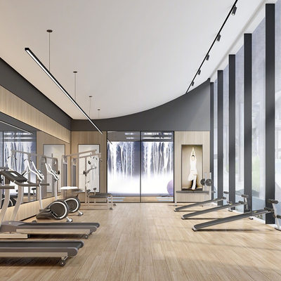 Modern Fitness Area