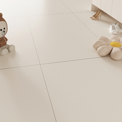 Cream White Soft Light Floor Tile