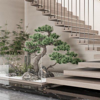 Stairwell Landscaping