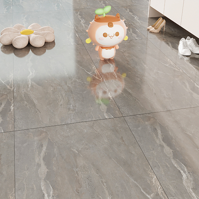 Marble floor tile