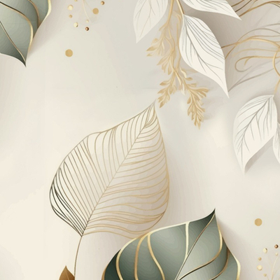 Leaf Vein Decorative Painting