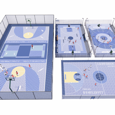 Basketball court outdoor basketball court plastic field